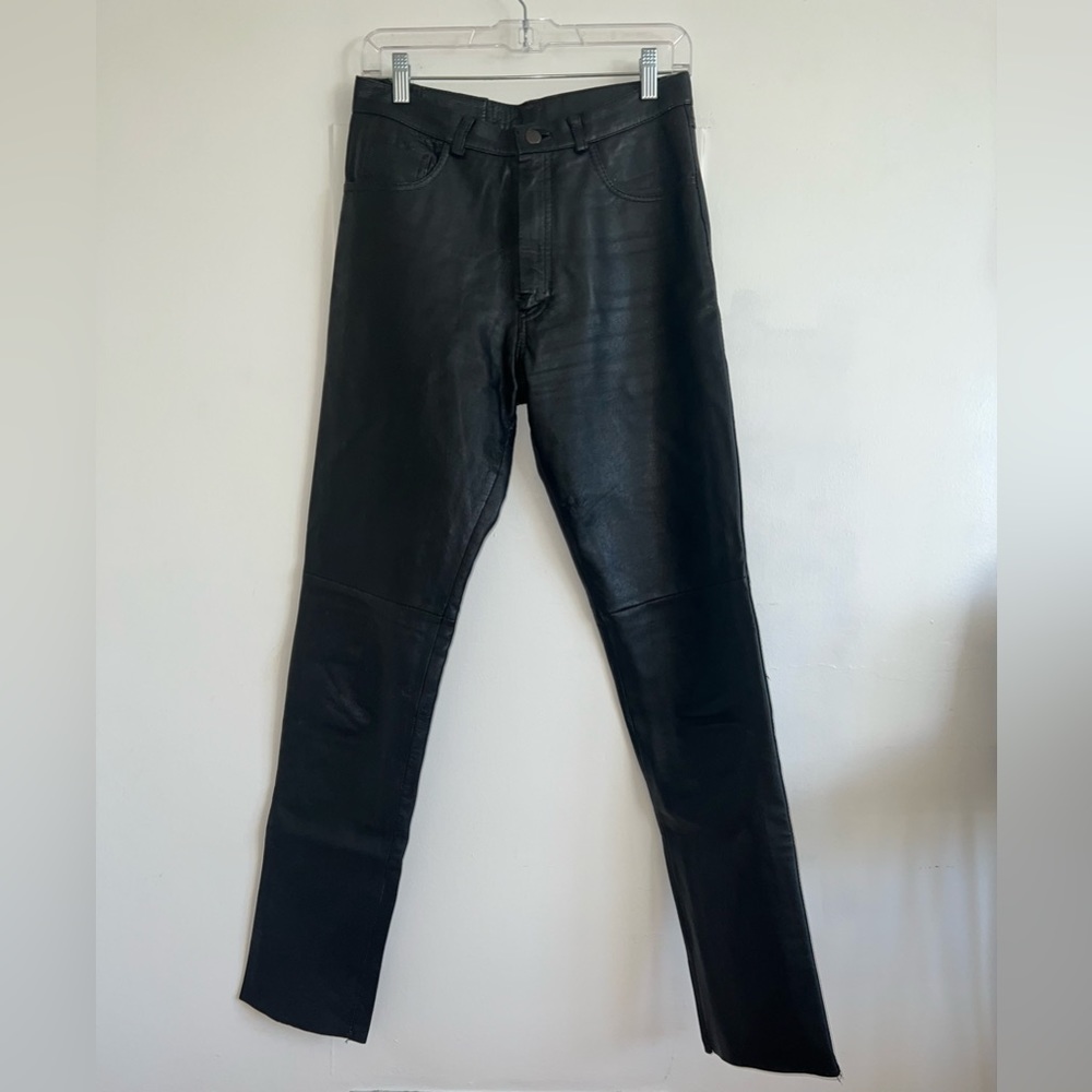 1990s Leather Pants